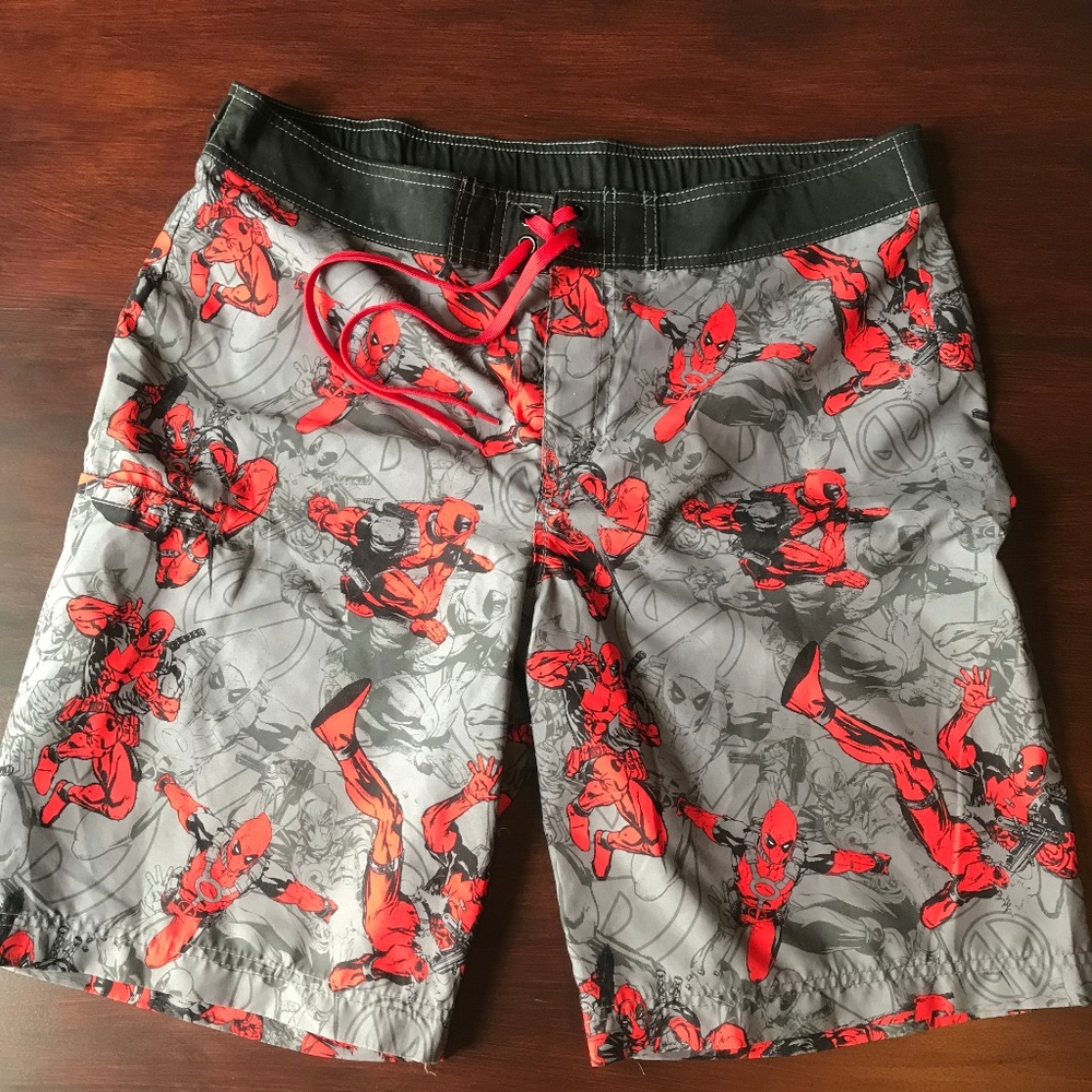 Marvel DEADPOOL Swim Trunks